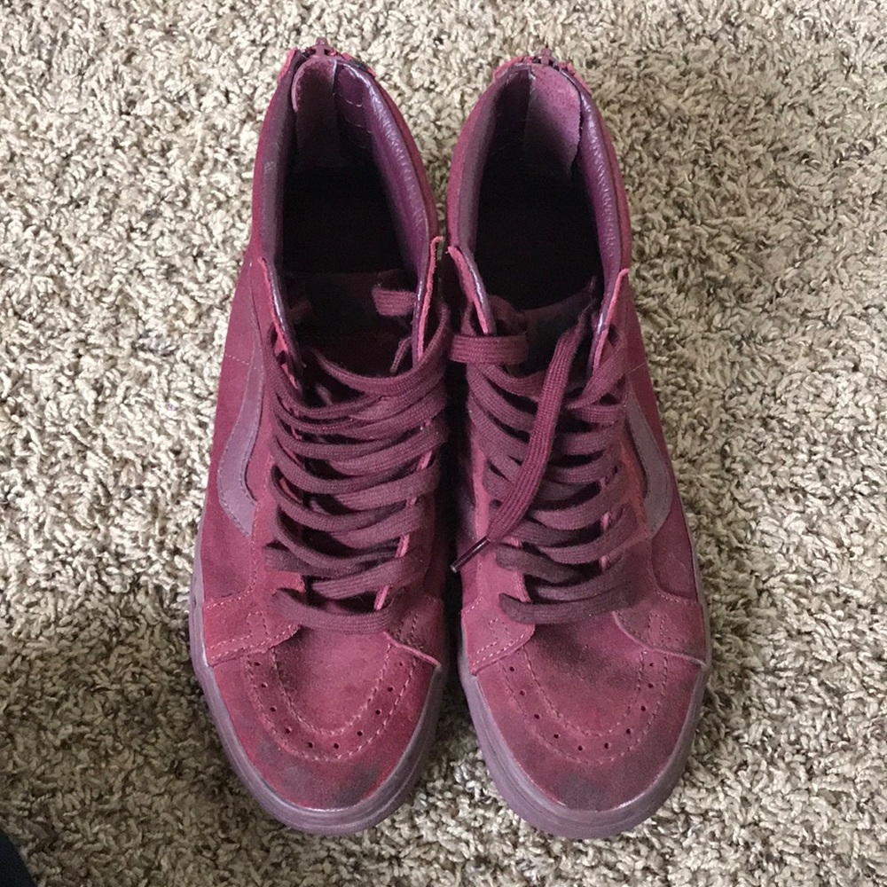 Maroon Vans